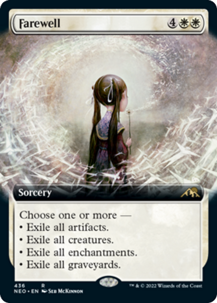 Farewell (NEO-436) - Kamigawa: Neon Dynasty: (Extended Art) Foil