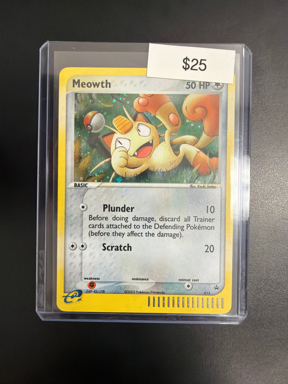 Pokemon Meowth 013 Promo