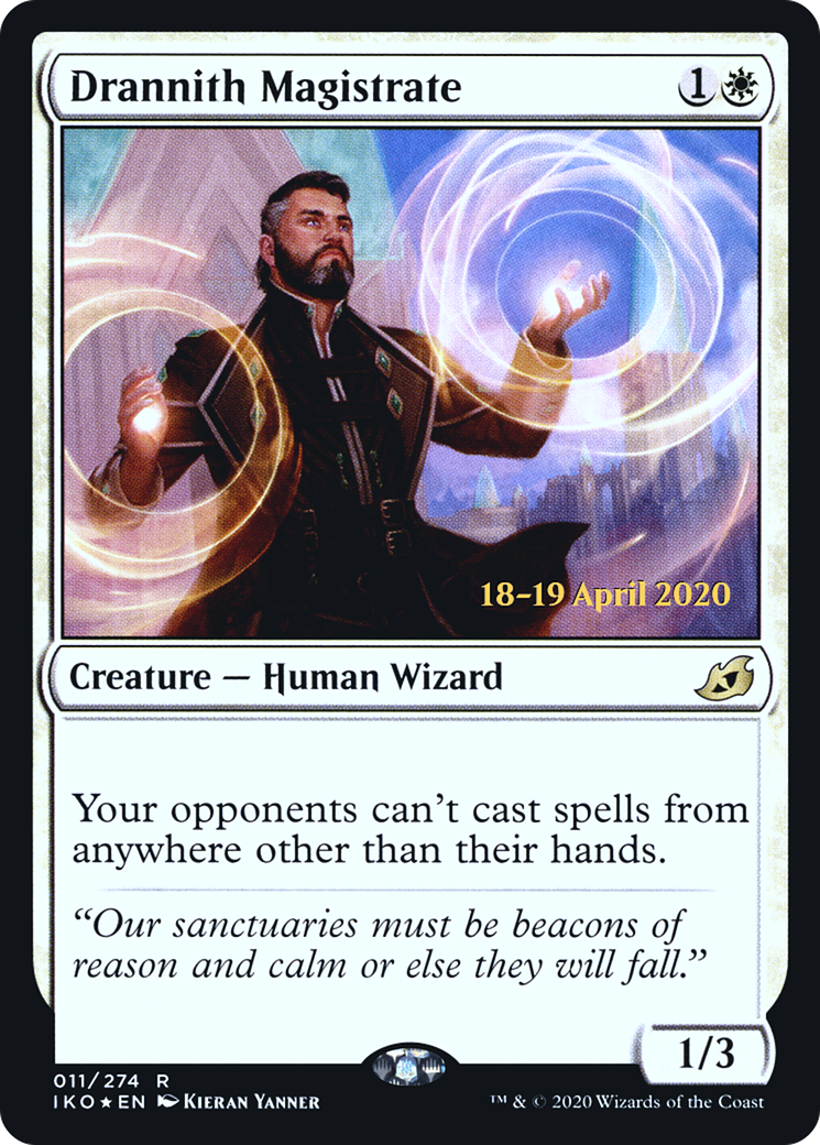 Drannith Magistrate (PRE-11S) - Ikoria: Lair of Behemoths Promos Foil