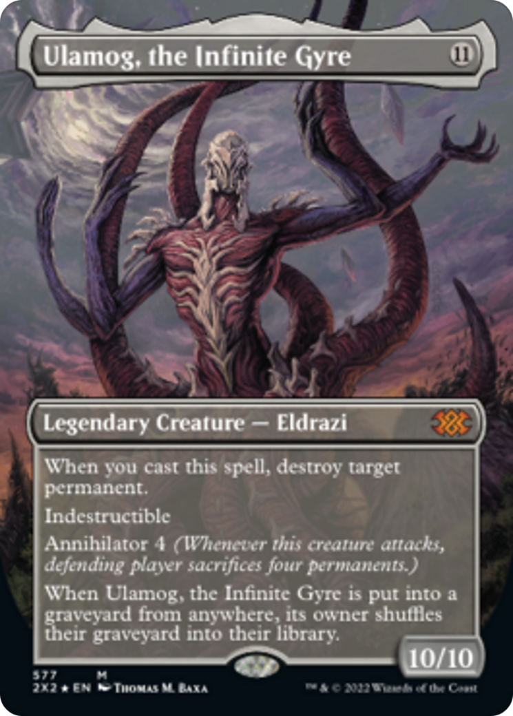 Ulamog, the Infinite Gyre (2X2-577) - Double Masters 2022 (Borderless) Foil