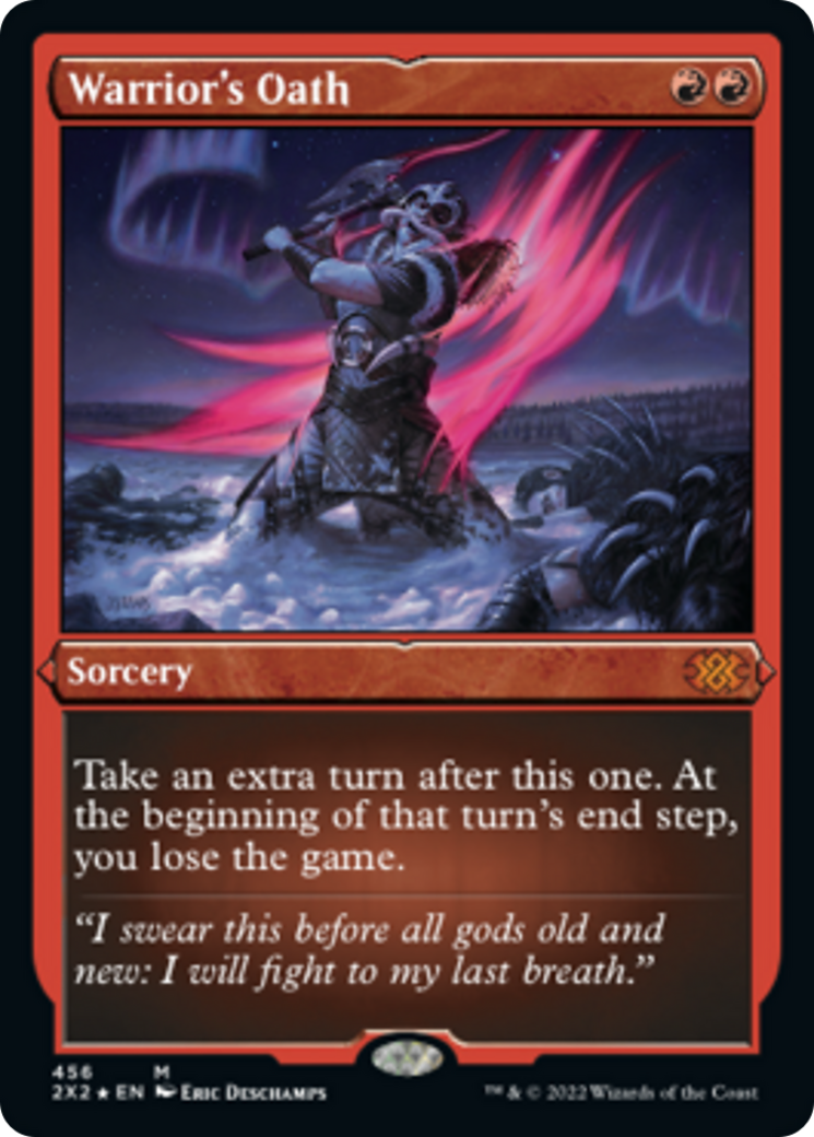 Warrior's Oath (2X2-456) - Double Masters 2022 Etched Foil