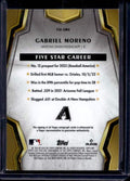 2024 Topps Five Star Gabriel Moreno #FSA-GMO Autograph Purple /50