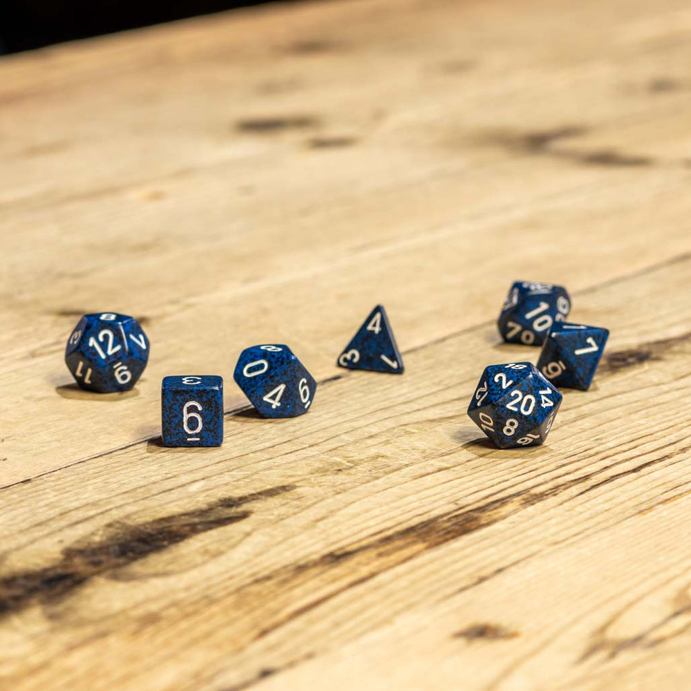 Chessex #25346 - Speckled Stealth Polyhedral (7ct)