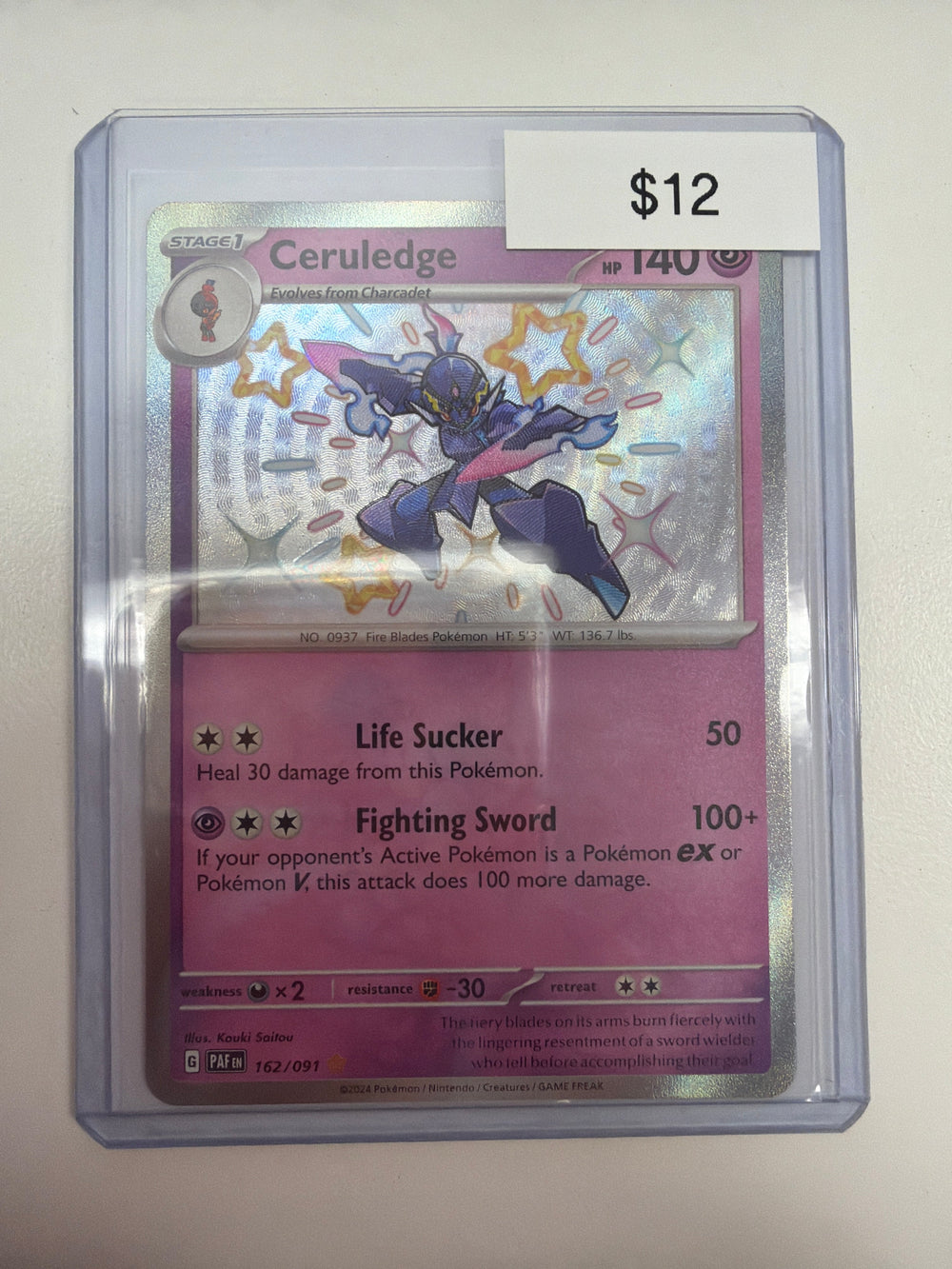 Pokemon Ceruledge 162/091