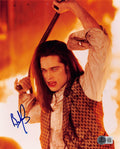 Brad Pitt Interview with the Vampire Signed 8x10 Vertical Photo BAS #AE17548
