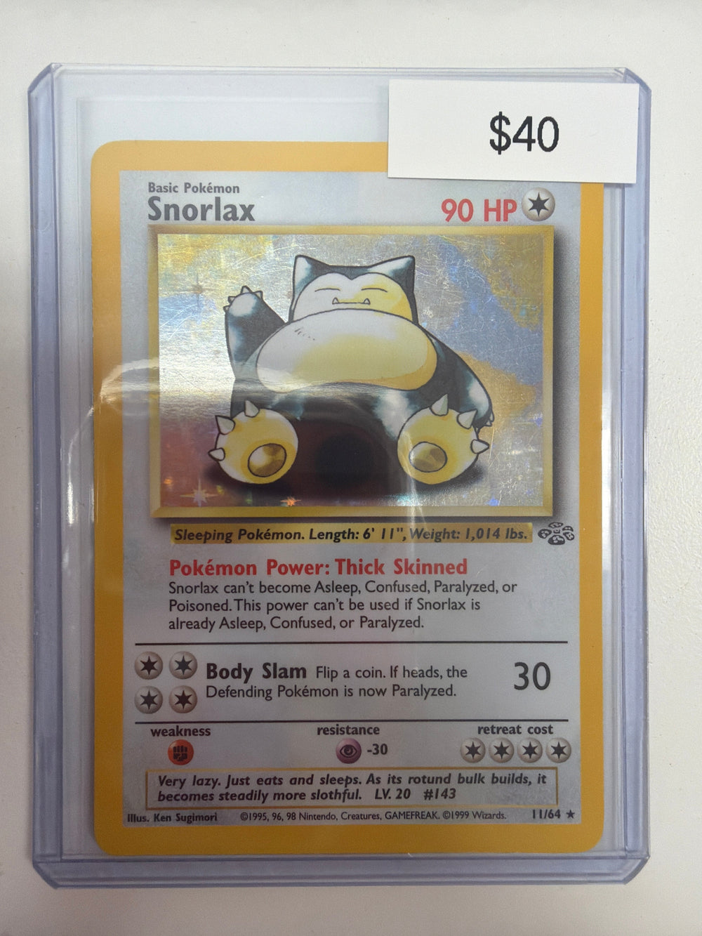 Pokemon Snorlax 11/64