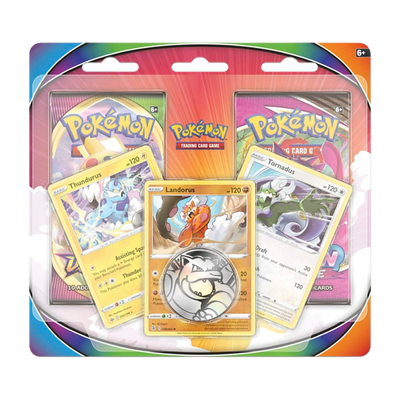 Fusion Strike & Vivid Voltage Tornadus, Thundurus, Landorus Promo 2-Pack Blister