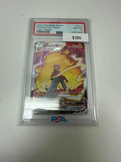 Pokemon Pikachu Vmax #tg17/tg30 PSA 10