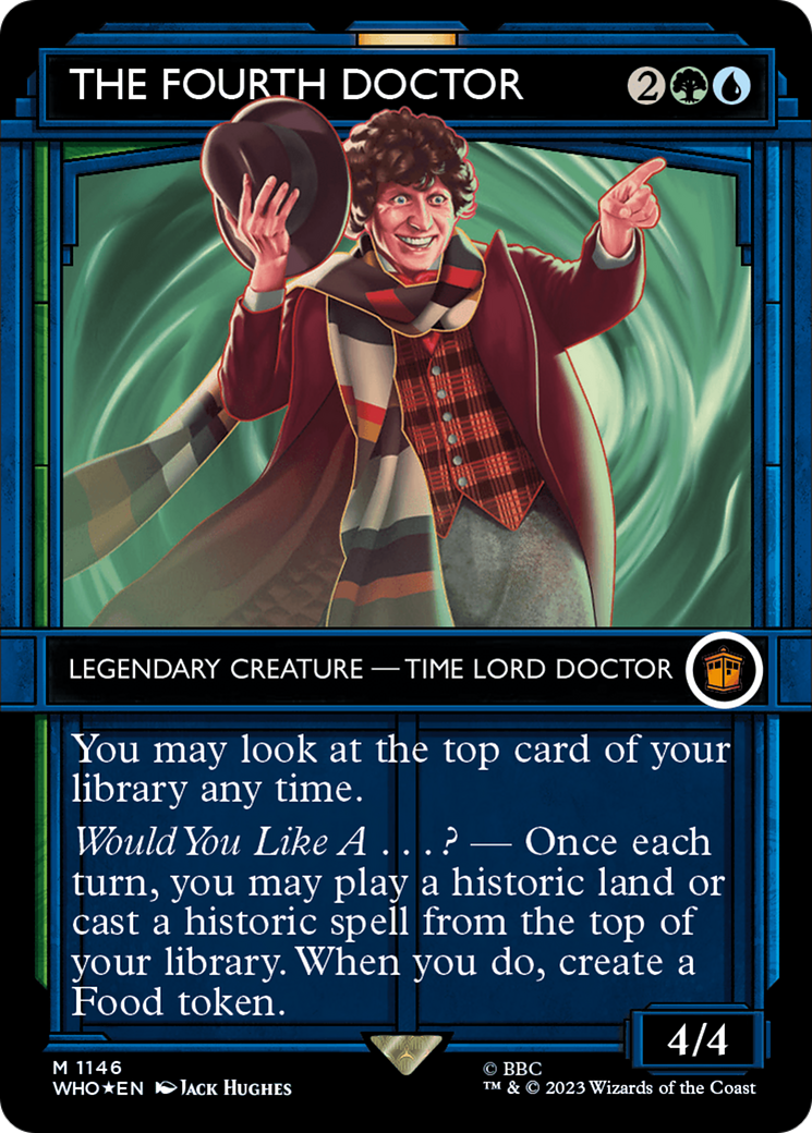 The Fourth Doctor (WHO-1146) - Doctor Who: (Showcase) (Borderless) Foil