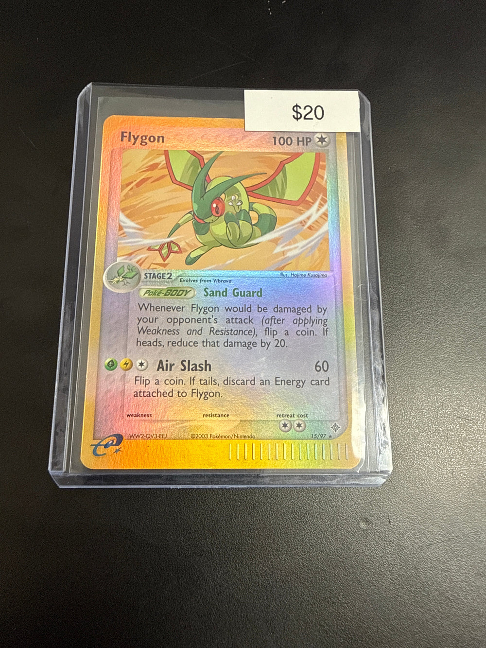 Pokemon Flygon Rev Holo #15/97