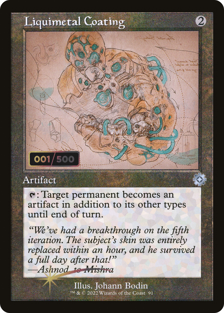 Liquimetal Coating (BRR-91Z) - The Brothers' War Retro Artifacts Foil