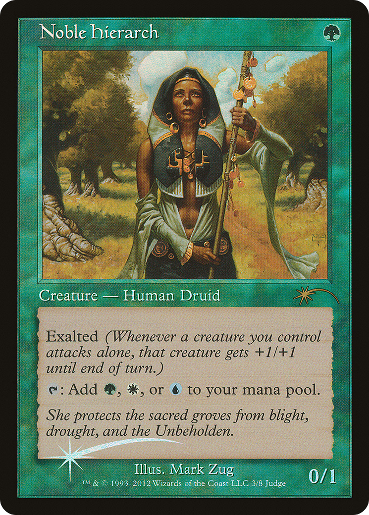 Noble Hierarch (JDG-003) - Judge Gift Cards 2012 Foil