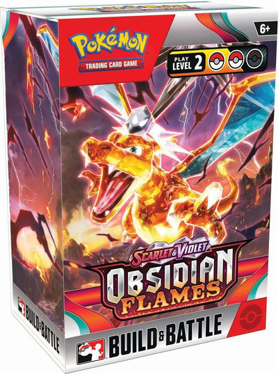 Pokemon Scarlet & Violet Obsidian Flames Build & Battle Deck Box