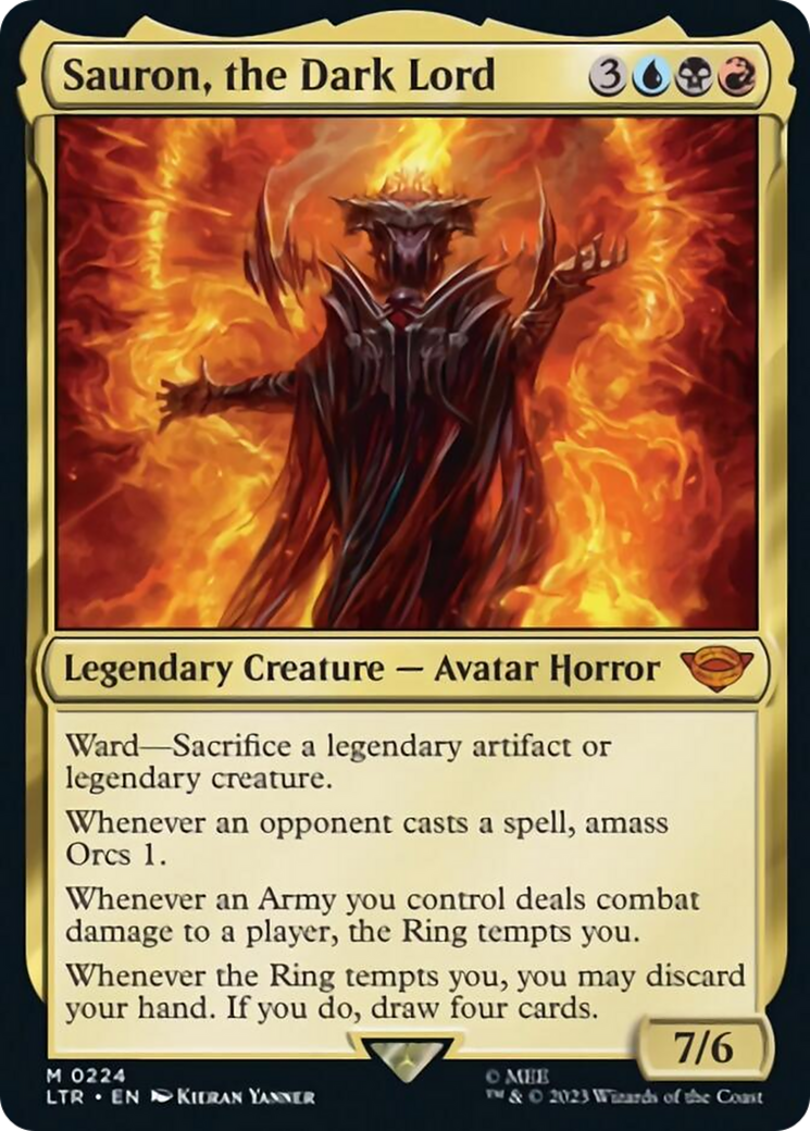 Sauron, the Dark Lord (LTR-224) - The Lord of the Rings: Tales of Middle-earth
