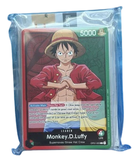 One Piece Welcome Kit Monkey D. Luffy OP01-003 Demo Deck + Promo Pack - Sealed