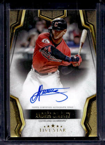 2024 Topps Five Star Andres Gimenez #FSA-AG Autograph