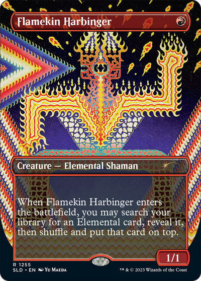 Flamekin Harbinger (SLD-1255) - Secret Lair Drop (Borderless)