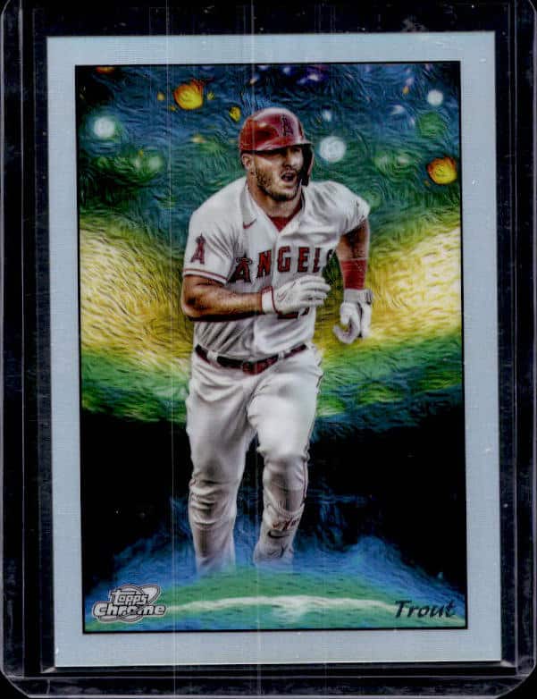 2023 Topps Chrome Mike Trout #STN-3 Cosmic Refractor