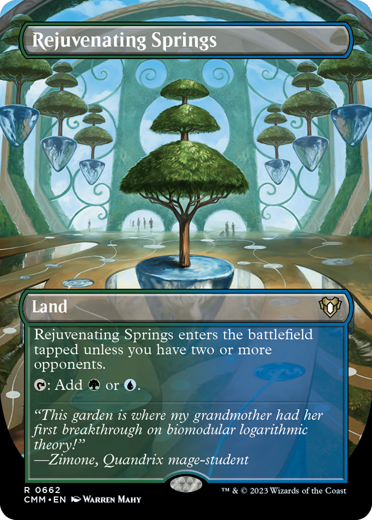 Rejuvenating Springs (CMM-662) - Commander Masters (Borderless) Foil