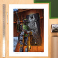 Sideshow Collectibles Star Wars Boba Fett: The Bounty (24" H x 18" W) Art Print by artist Jason Edmiston Limited Edition of 350