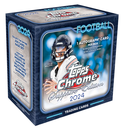 2024 Topps Chrome Football Sapphire Edition Box