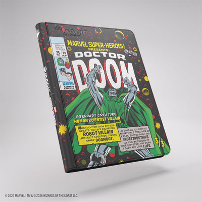 Gamegenic MTG Zip-Up Album - 18-Pocket - Marvel Super Heroes - Doctor Doom