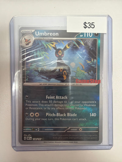 Pokemon Umbreon Gamestop Stamp 130/197