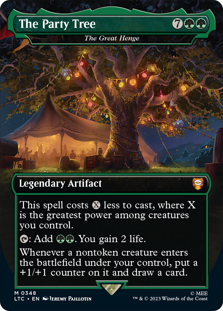 The Great Henge (LTC-348) - Tales of Middle-earth Commander / The Party Tree (Borderless)