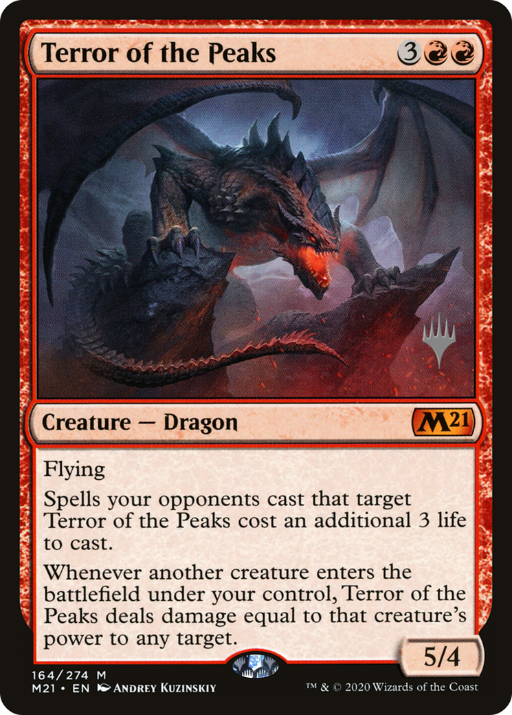Terror of the Peaks (PPM21-164P) - Core Set 2021 Promos Foil