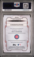 2019 Bowman Sterling Nico Hoerner #NH Autograph PSA 10