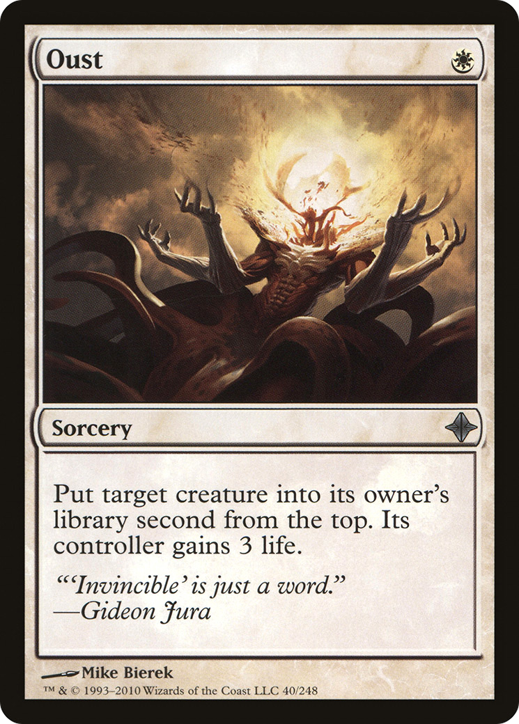 Oust (ROE-040) - Rise of the Eldrazi Foil