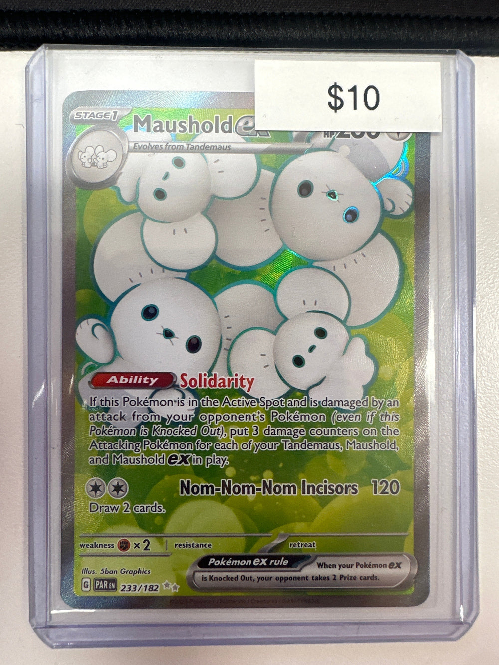 Pokemon Maushold ex 233/182