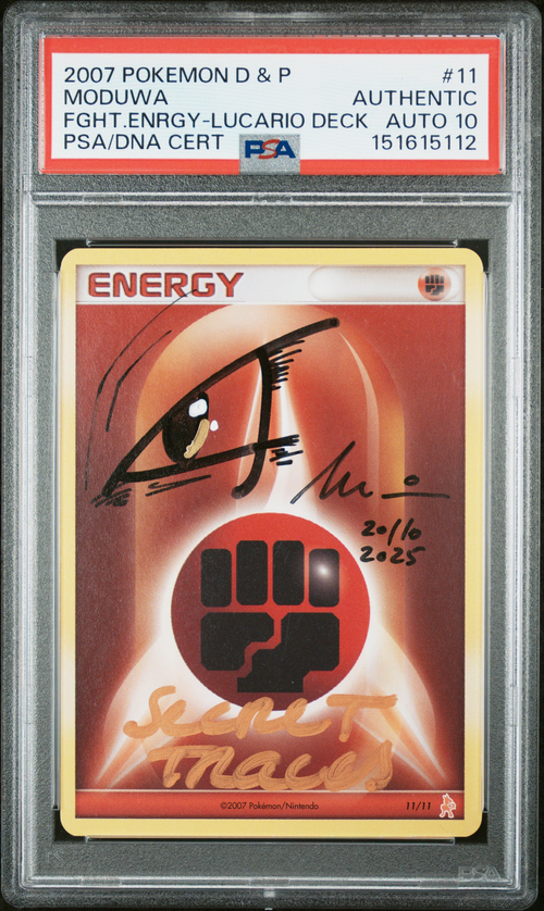 PSA AUTO GEM MT  MODUWA FIGHTING ENERGY FGHT.ENRGY-LUCARIO DECK