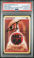 PSA AUTO GEM MT  MODUWA FIGHTING ENERGY FGHT.ENRGY-LUCARIO DECK