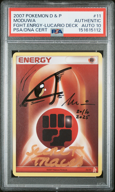 PSA AUTO GEM MT  MODUWA FIGHTING ENERGY FGHT.ENRGY-LUCARIO DECK