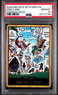 2026 ONE PIECE OP14-EB04-THE AZURE SEA'S SEVEN DON!! CARD EGGHEAD-GOLD PSA 10