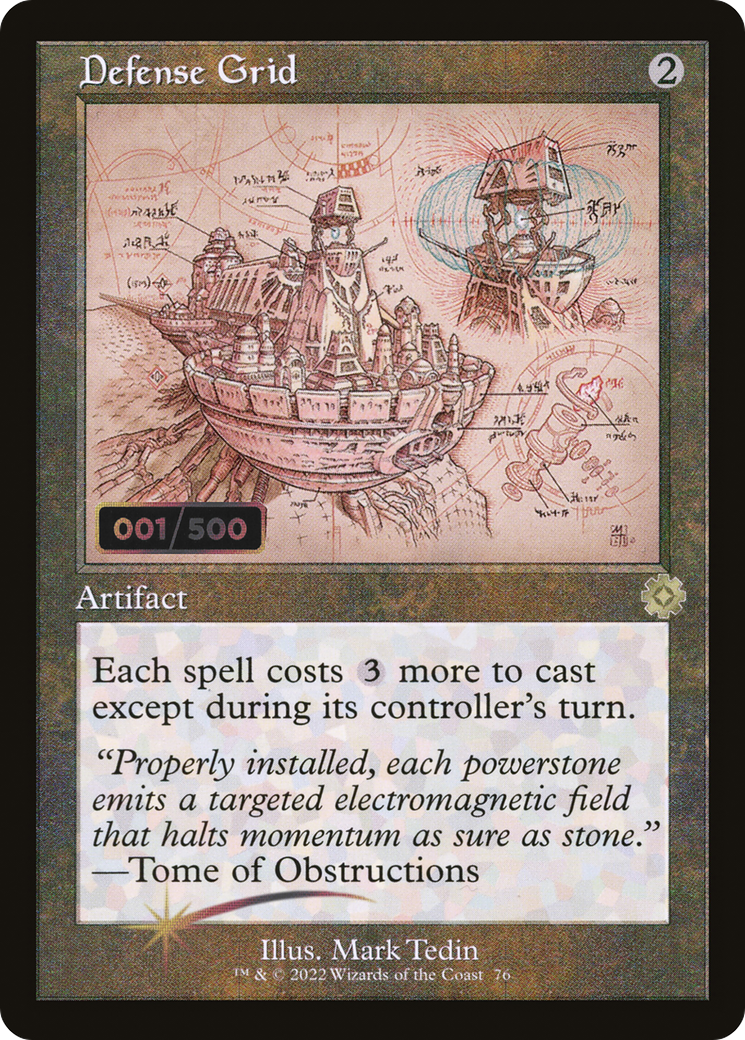 Defense Grid (BRR-76Z) - The Brothers' War Retro Artifacts Foil