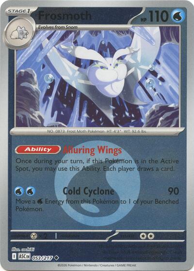Frosmoth - Energy Symbol Pattern - 053/217 - Uncommon [me025-053] [Reverse Holo]