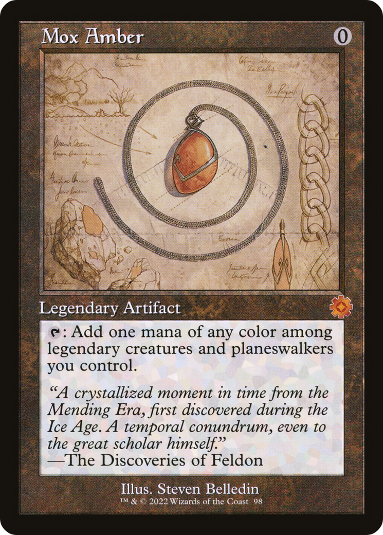 Mox Amber (BRR-098) - The Brothers' War Retro Artifacts