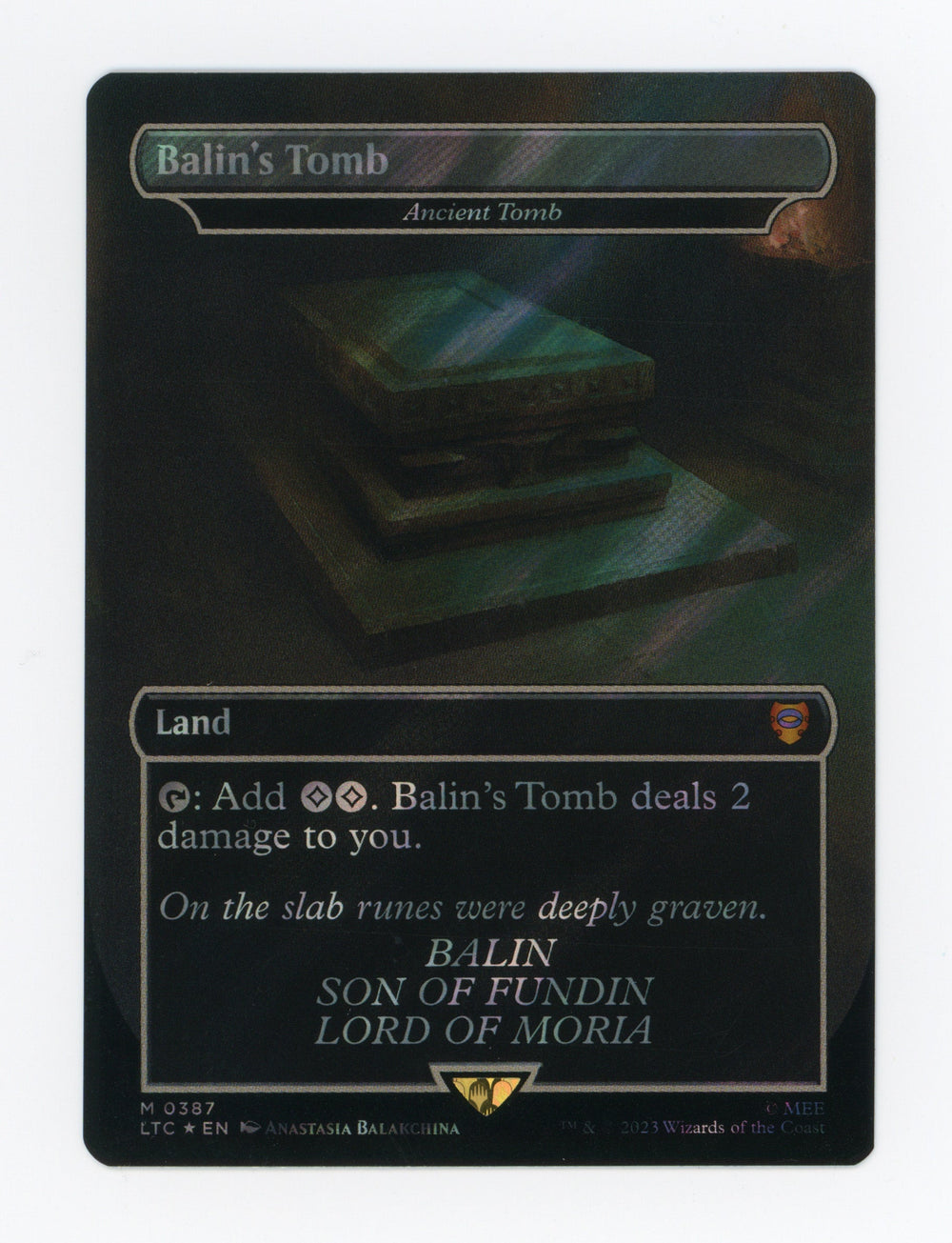 Balin's Tomb - Ancient Tomb — Borderless|Realms and Relics|Surge Foil — ID 17672