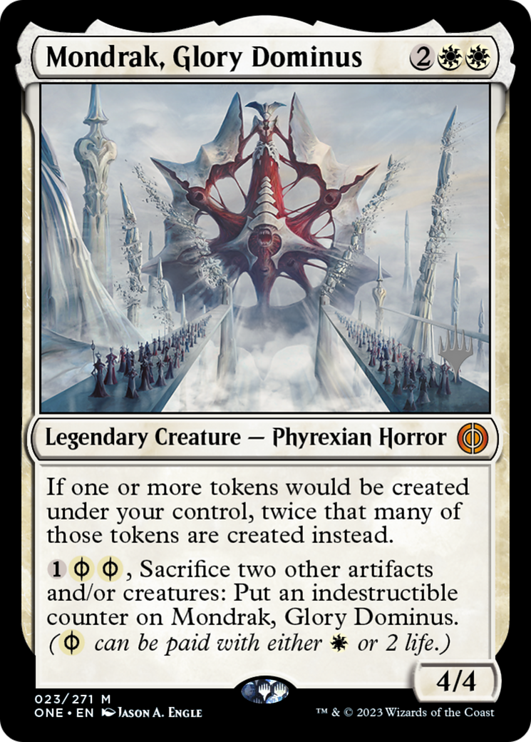 Mondrak, Glory Dominus (PPONE-23P) - Phyrexia: All Will Be One Promos Foil