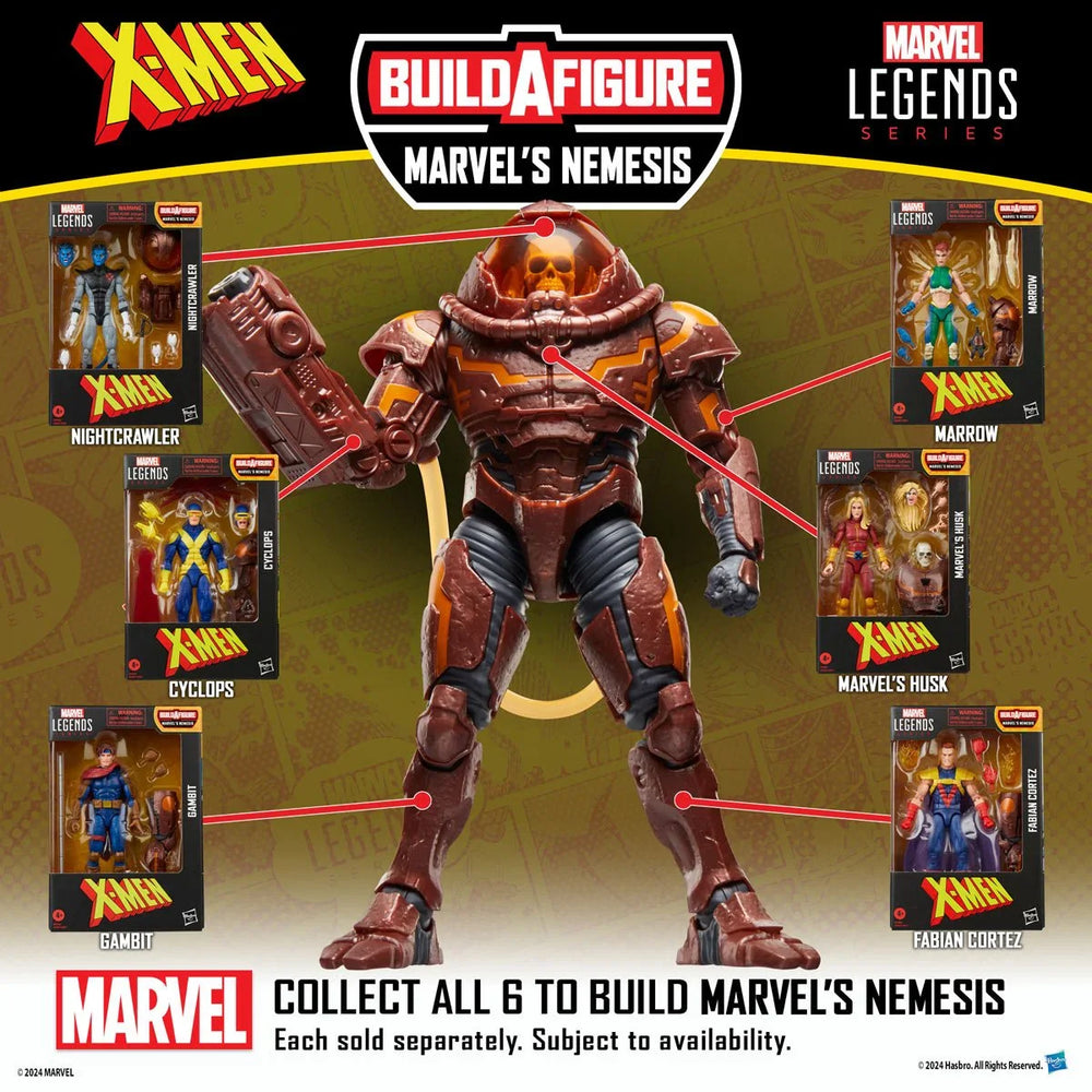 Marvel Legends - X-Men Nemesis Action Figures - BAF Wave #1  Complete Set (March 2025 PRE-ORDER)