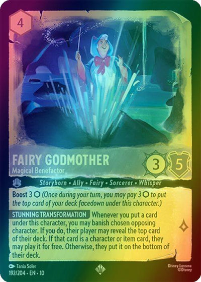 Fairy Godmother - Magical Benefactor - 192/204 [Whispers in the Well] [Holofoil]