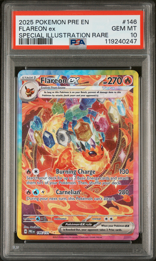 PSA 10 FLAREON ex SPECIAL ILLUSTRATION RARE