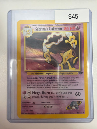 Pokemon Sabrina’s Alakazam 16/132
