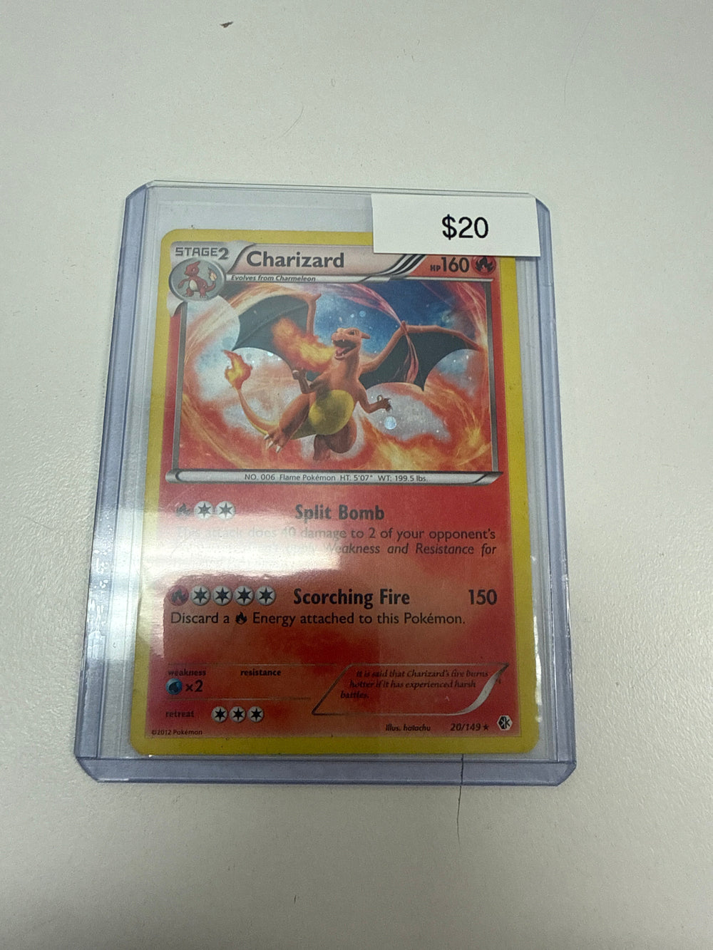 Pokemon Charizard Holo #20/149