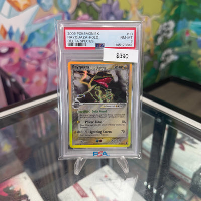 Pokemon Rayquaza Delta Species Holo #13 PSA 8