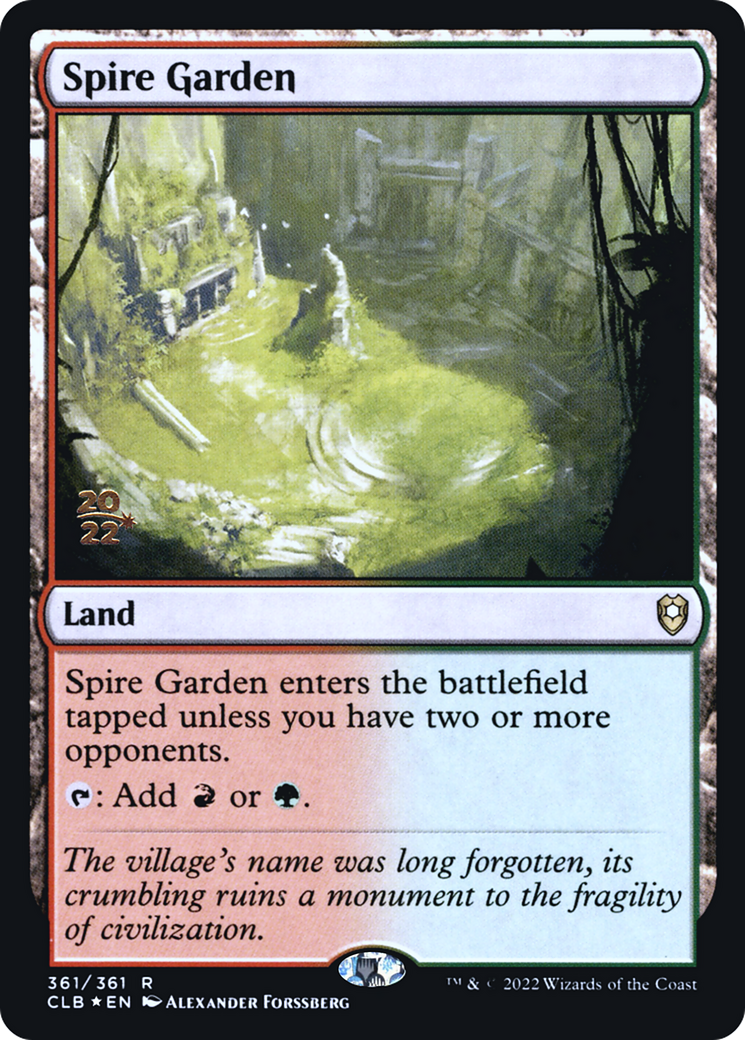 Spire Garden (PRE-361S) - Battle for Baldur's Gate Promos Foil