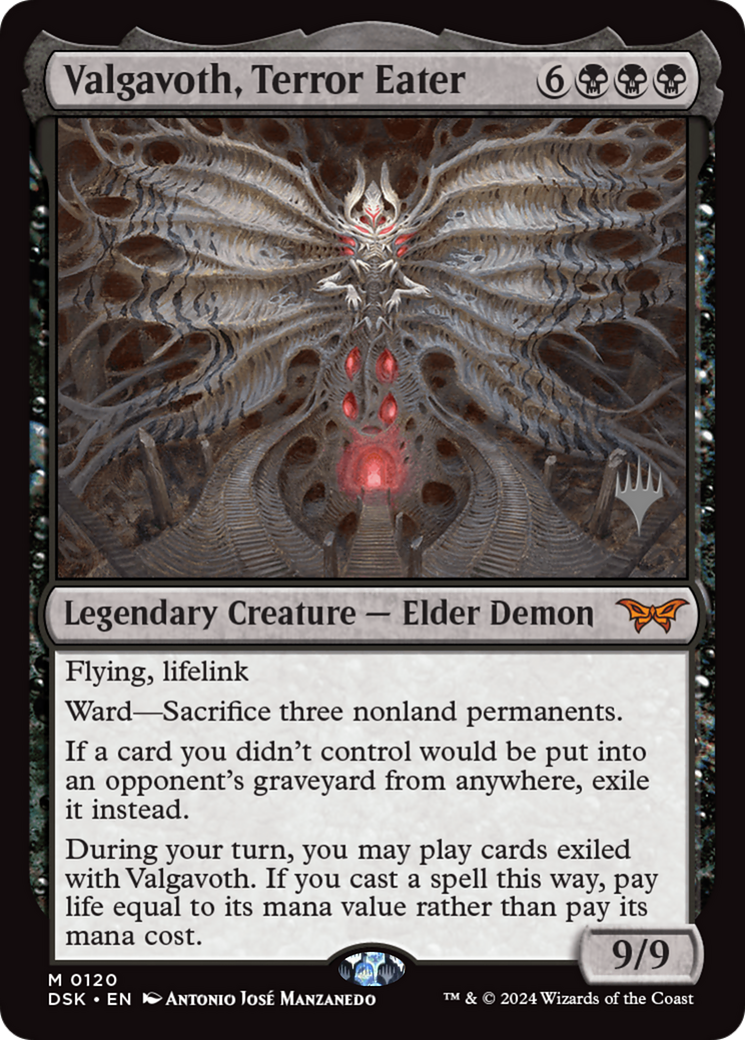 Valgavoth, Terror Eater (PPDSK-120P) - Duskmourn: House of Horror Promos Foil