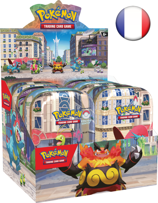 Pokémon TCG: Mega Evolution - Lumiose City - Mini Tin - Display (10 Tins) - French